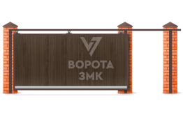 Ворота консольные подвесные 2200×3200 ЗМК-7428
