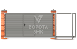 Откатные ворота под ключ 4000×2000 ЗМК-9683