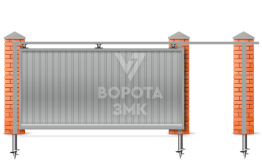 Откатные ворота 7000×2700 ЗМК-8088