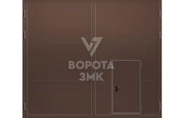 Складские ворота 2500×2500 ЗМК-5017