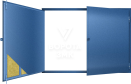 Утепленные гаражные ворота ЗМК-5031