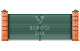 Сэндвич ворота гаражные 2500×1750 ЗМК-5221